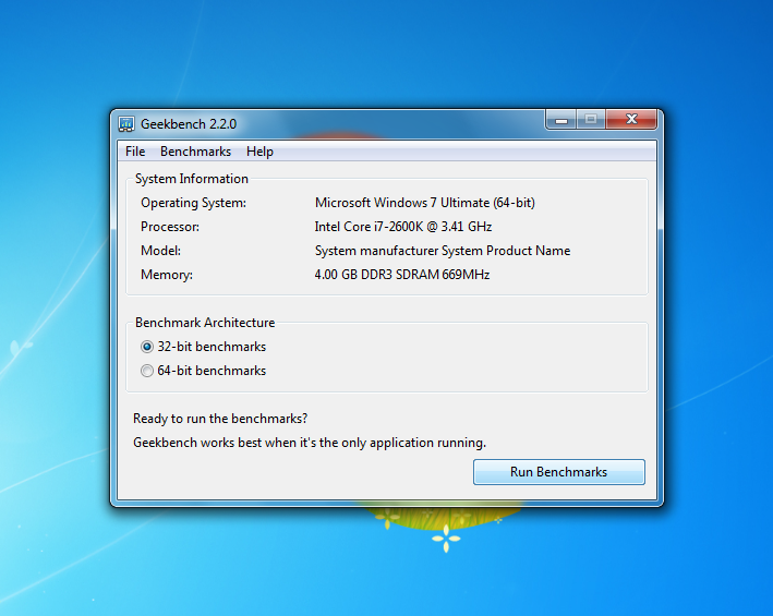 Geekbench 2.4 Serial Number